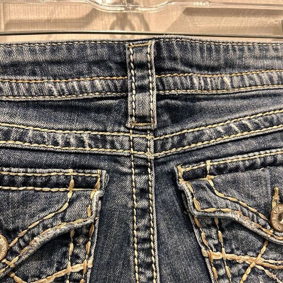 Silver Jeans‎ Womens 29x31 (30x28) Denim Pioneer Boot Cut Dark Wash Flap Pockets - Picture 10 of 13